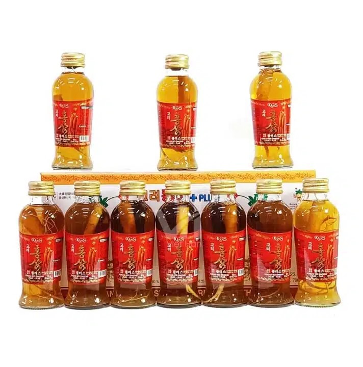 Nước sâm nguyên củ KGS Hàn Quốc 10 chai 120ml